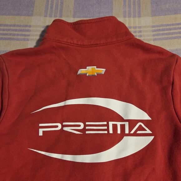 Errea Prema Racing Oeko-Tex Small Zip Up Jacket Sweatshirt Indycar Chevy Track - Picture 11 of 12
